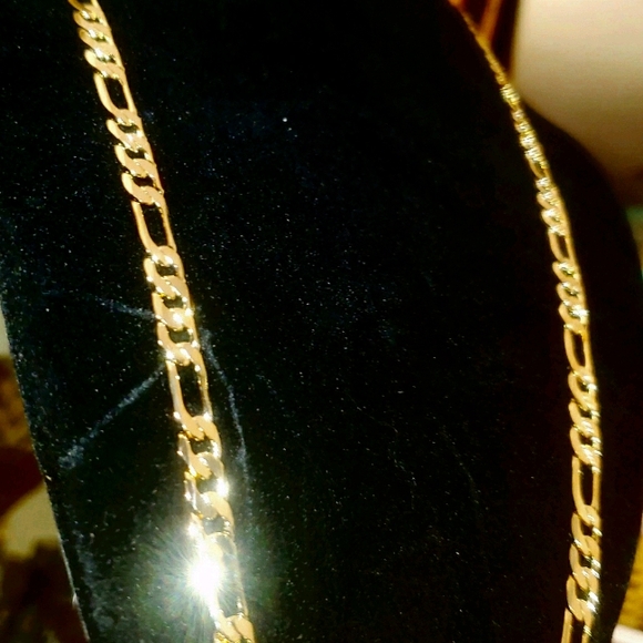 14k gold stamp necklace link - Picture 7 of 7